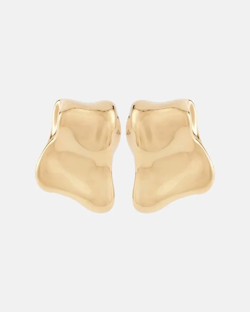 Oscar de la Renta Clip-Ohrringe Sculpted Gold