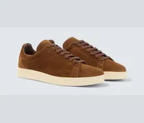 Sneakers Warwick aus perforiertem Veloursleder