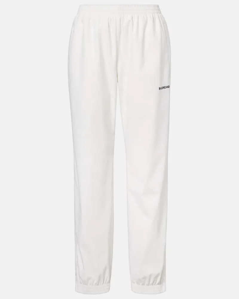Balenciaga Gerade Jogginghose Weiß