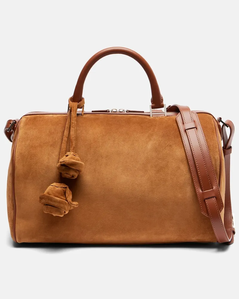 Magda Butrym Weekender Varsovia aus Veloursleder Braun