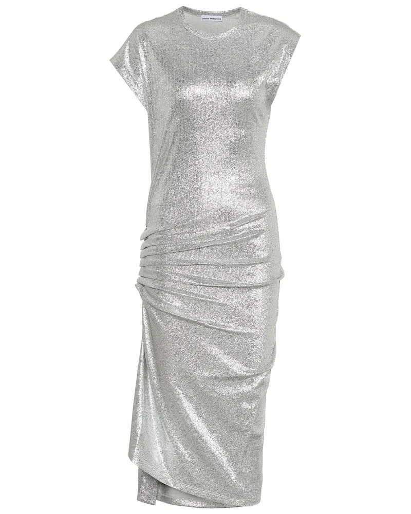 Paco Rabanne Kleid aus Mesh Silber