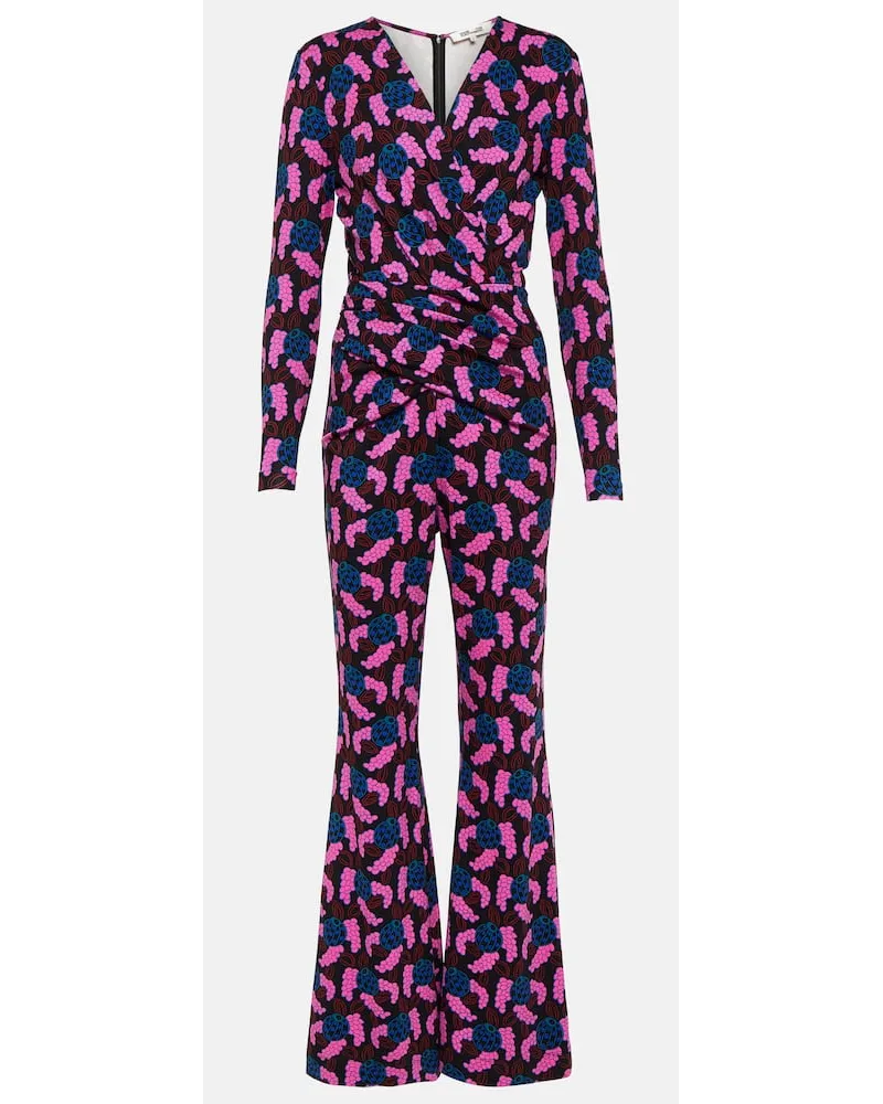 Diane von Furstenberg Bedruckter Jumpsuit Ursula aus Jersey Multicolor