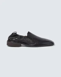 Christophe Lemaire Slip-Ons aus Leder Schwarz