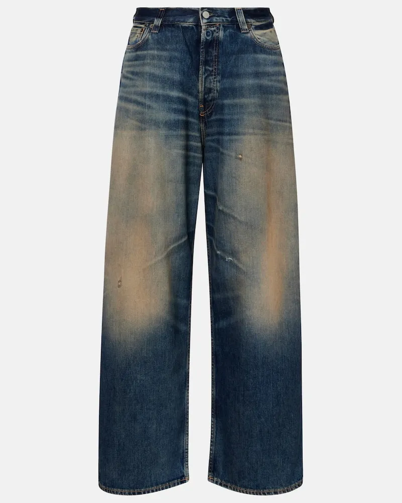 Acne Studios Wide-Leg Jeans U Rocka Blau