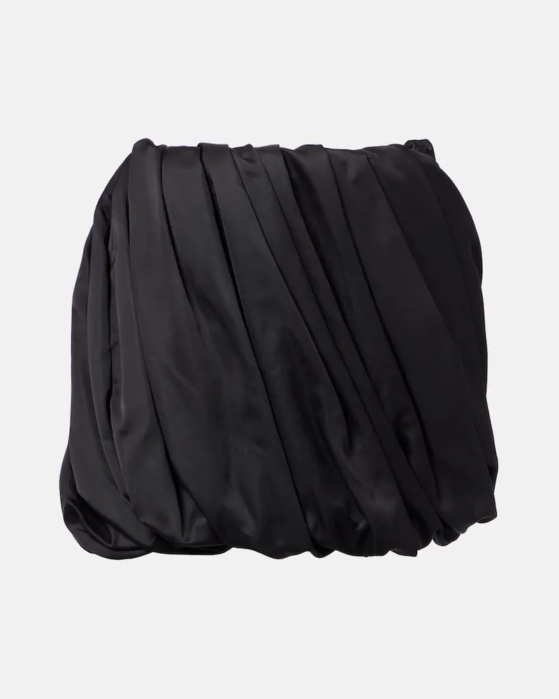 J.W.Anderson Minirock aus Satin Schwarz