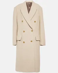 Acne Studios Mantel aus einem Wollgemisch Nude