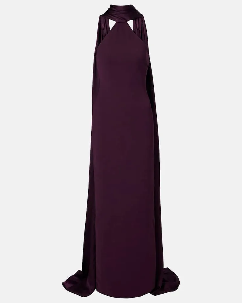 Solace London Robe Ophelia Burgund
