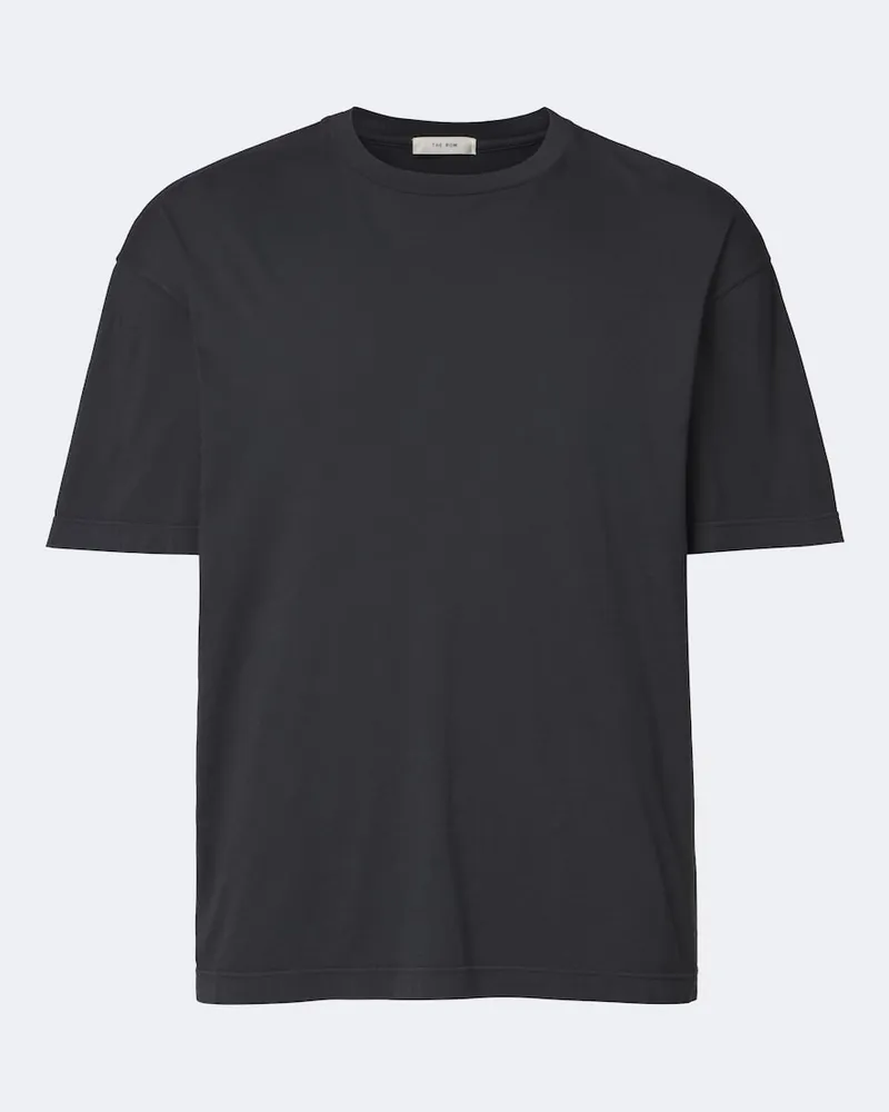 The Row T-Shirt Madoc aus Baumwoll-Jersey Grau