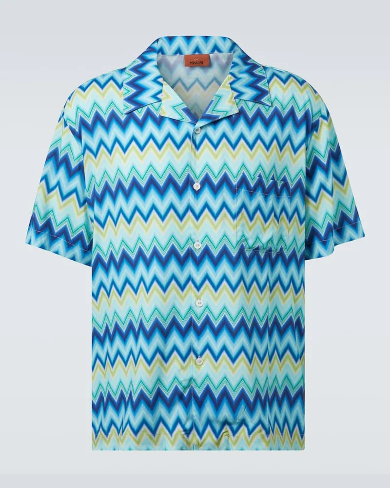 Missoni Hemd Blau