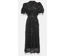 Midikleid mit Pailletten