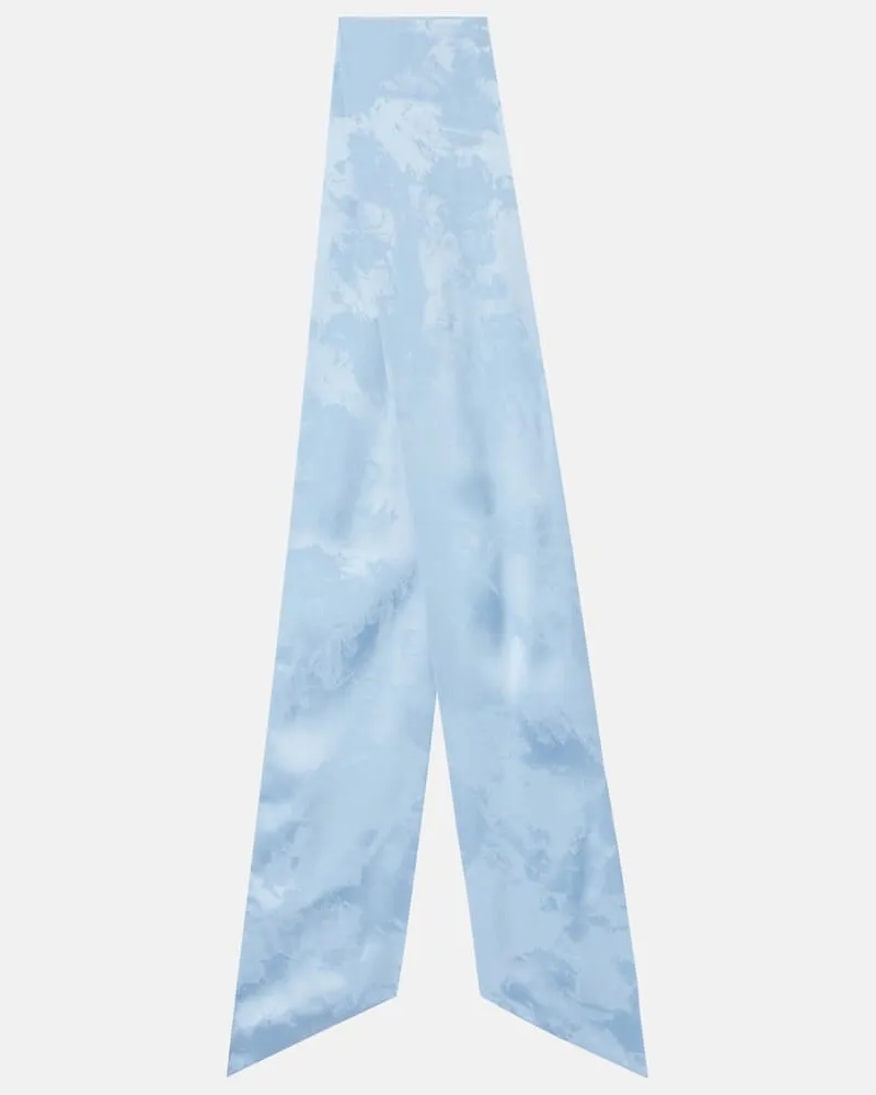 Balenciaga Tuch aus Seide Blau