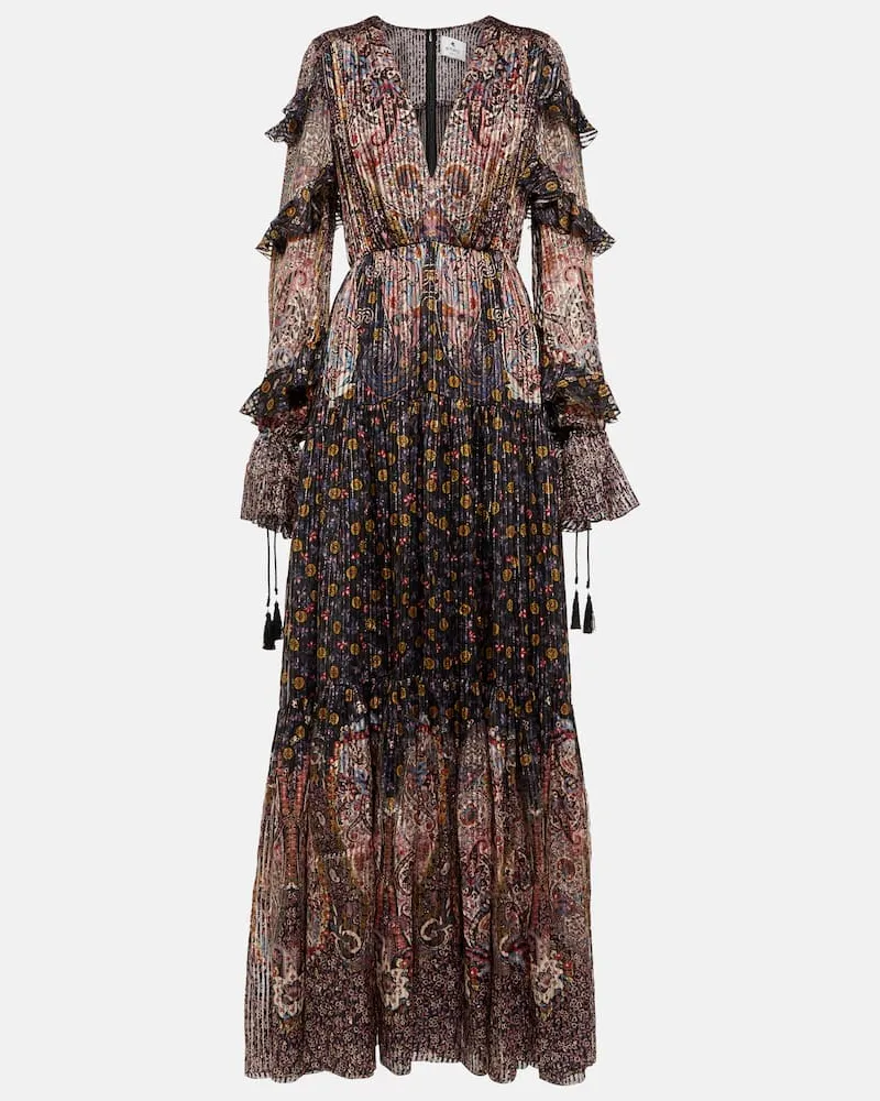 Etro Robe aus Seide Multicolor