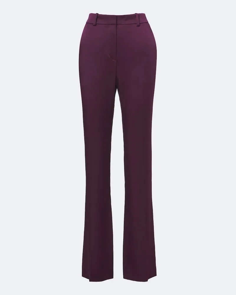 Nina Ricci Gerade Hose aus Cady Violett
