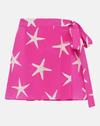 Valentino Garavani Wickelrock Starfish aus Seide Pink