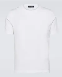 Thom Sweeney T-Shirt aus Baumwoll-Jersey Weiss