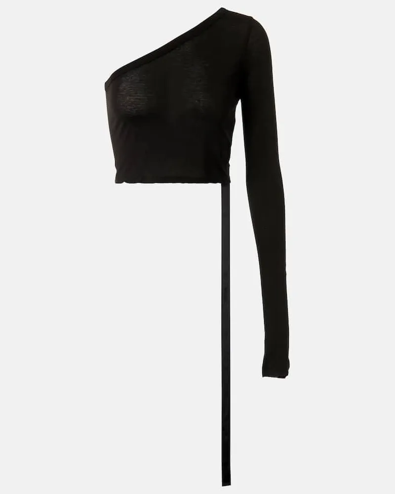 Rick Owens Cropped-Top Ziggy Schwarz