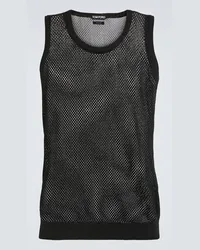 Tom Ford Top aus Mesh Schwarz