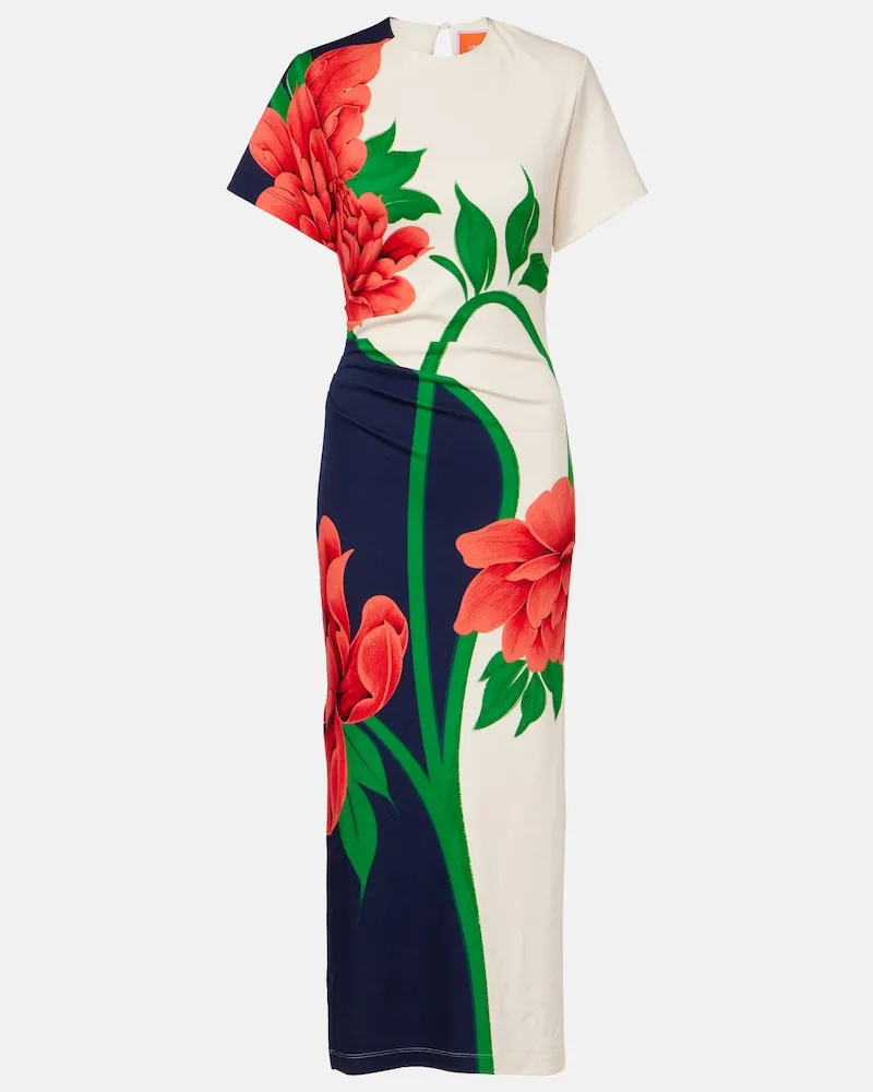 La DoubleJ Maxikleid Lela aus Jersey Blau