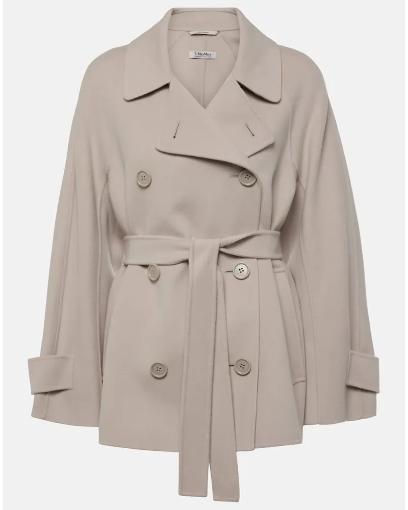 Max Mara Trenchcoat Louis aus Schurwolle Beige