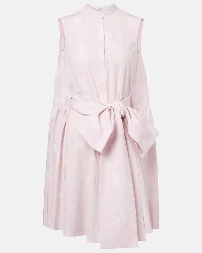 Erdem Minikleid aus Baumwolle Rosa