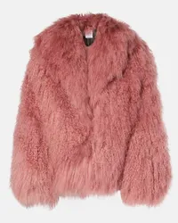 ATTICO Jacke aus Shearling Pink