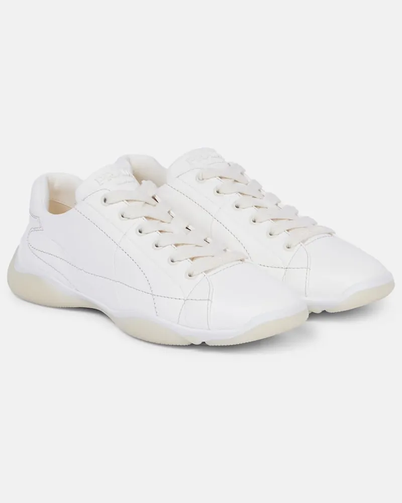 Prada Sneakers aus Leder Weiß