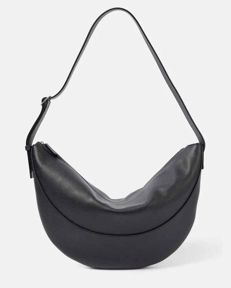 The Row Schultertasche Jouve aus Leder Schwarz
