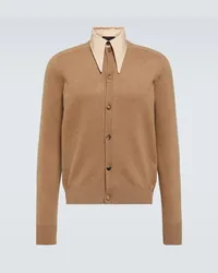 Prada Cardigan aus Kaschmir Braun