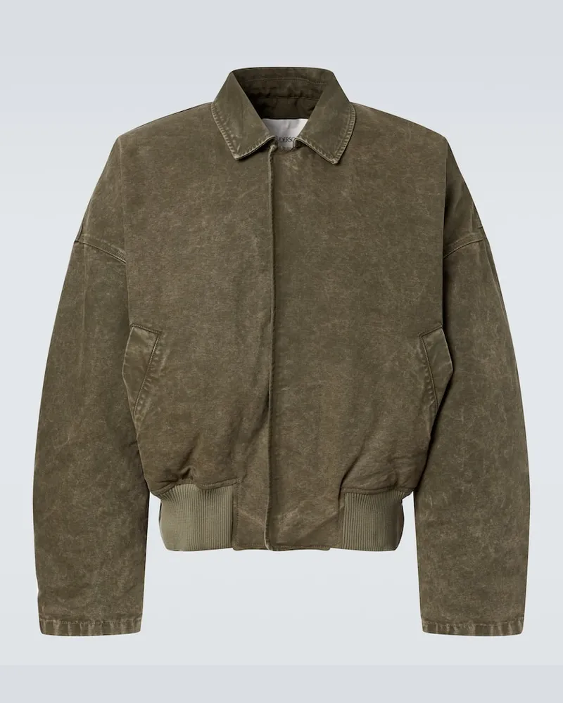 J.W.Anderson Bomberjacke aus Baumwolle Grün