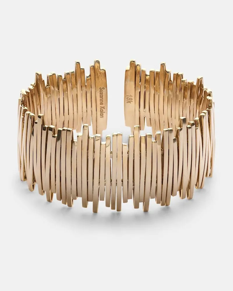 Suzanne Kalan Armreif Jagged aus 18kt Gelbgold Gold