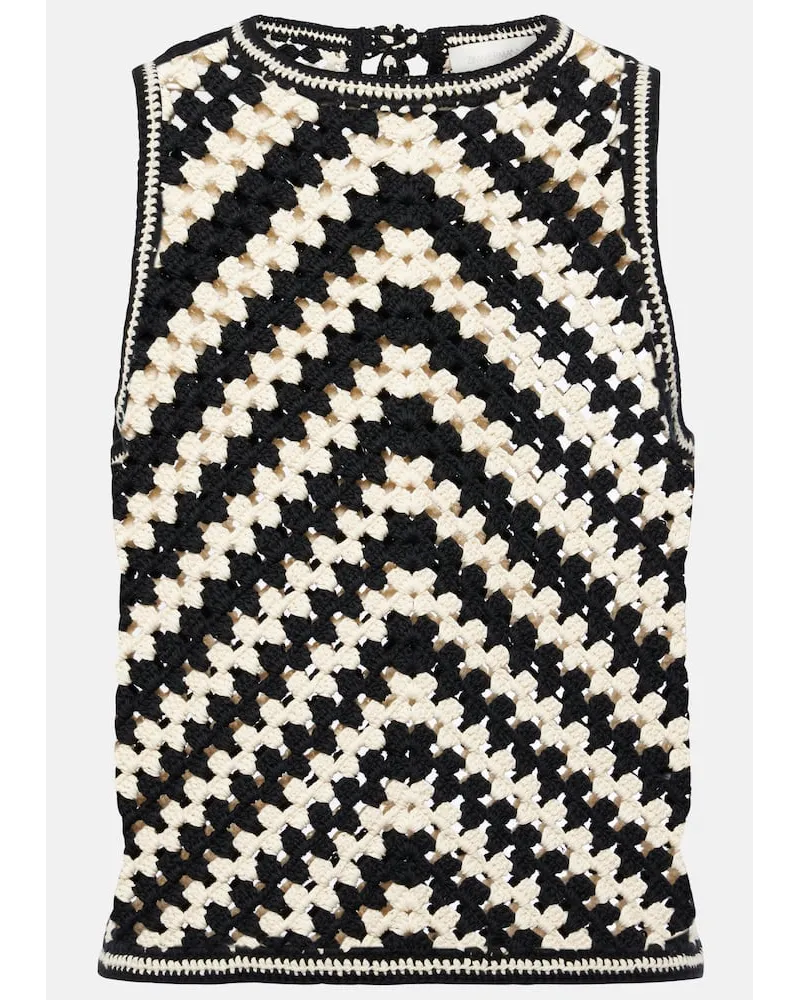 Zimmermann Top Halliday aus Häkelstrick Multicolor