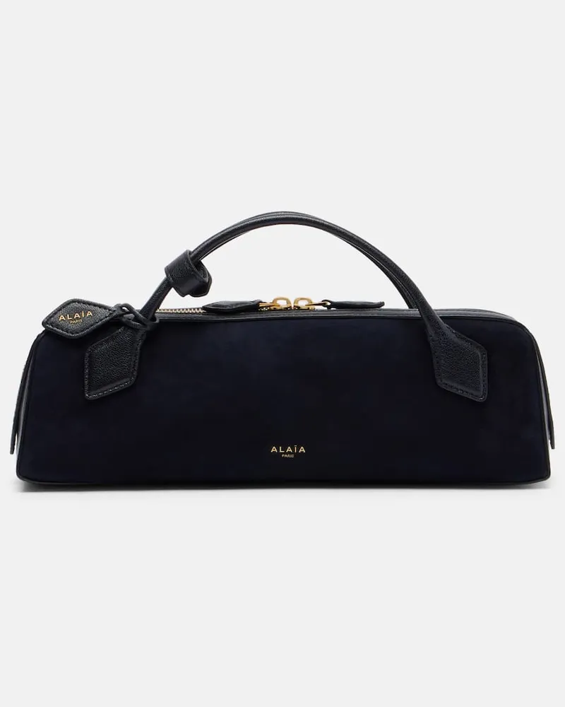Alaïa Alaïa Clutch Le Teckel Small aus Kalbshaar Braun