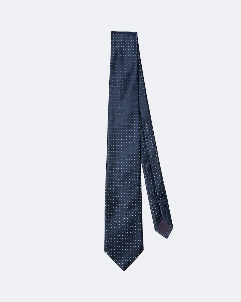 Charvet Krawatte aus Seiden-Jacquard Blau