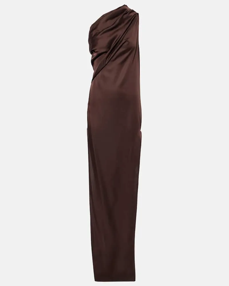Rick Owens One-Shoulder-Robe Athena Braun
