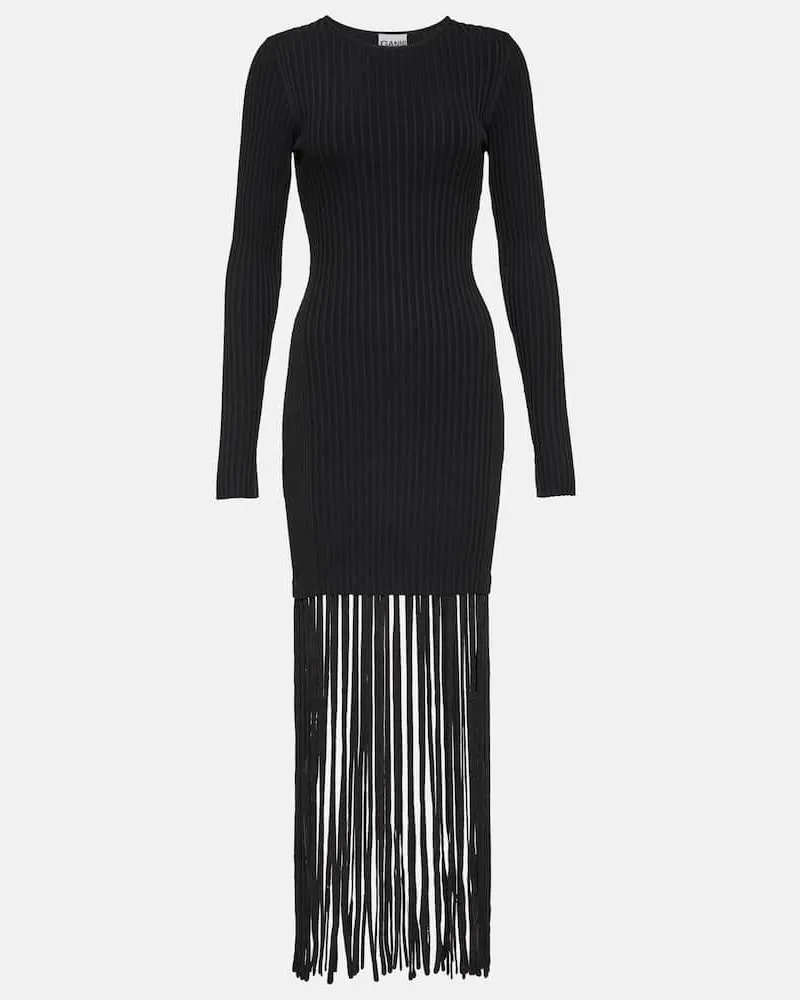 Ganni Minikleid Schwarz