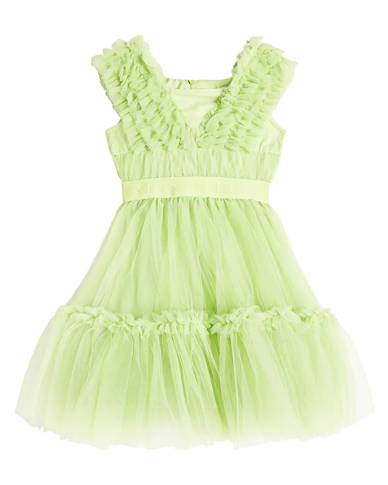 Monnalisa Kleid aus Tüll Grün
