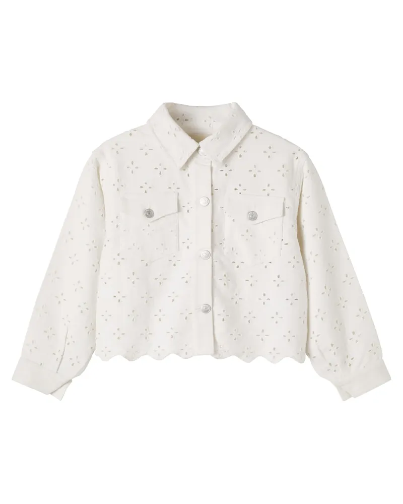 The New Society Jeansjacke Camelia Weiß