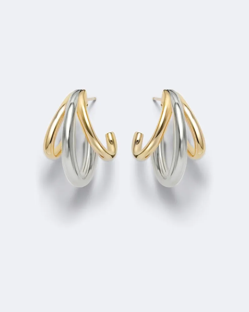 Jennifer Fisher Ohrringe Huggie, 14kt vergoldet Gold