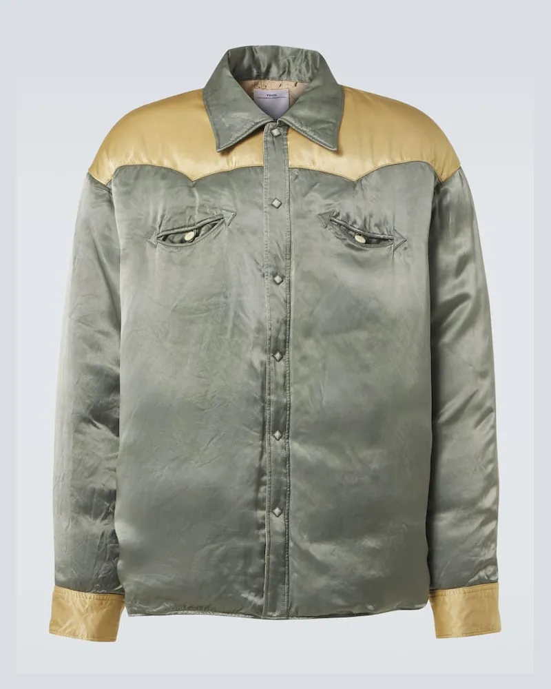 Visvim Daunenjacke Lightcloud Grün