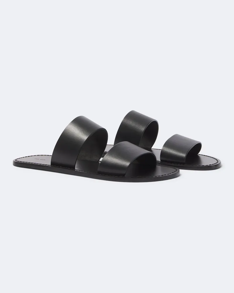 The Row Sandalen Charlie aus Leder Schwarz