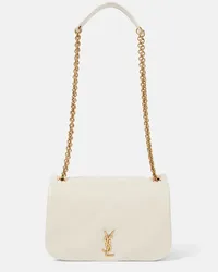 Saint Laurent Schultertasche Jamie 4.3 Mini aus Leder Weiss