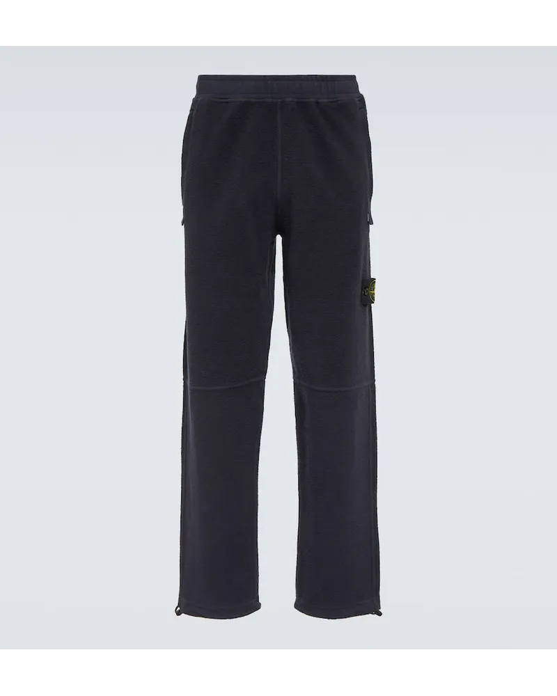 Stone Island Jogginghose aus einem Baumwollgemisch Blau