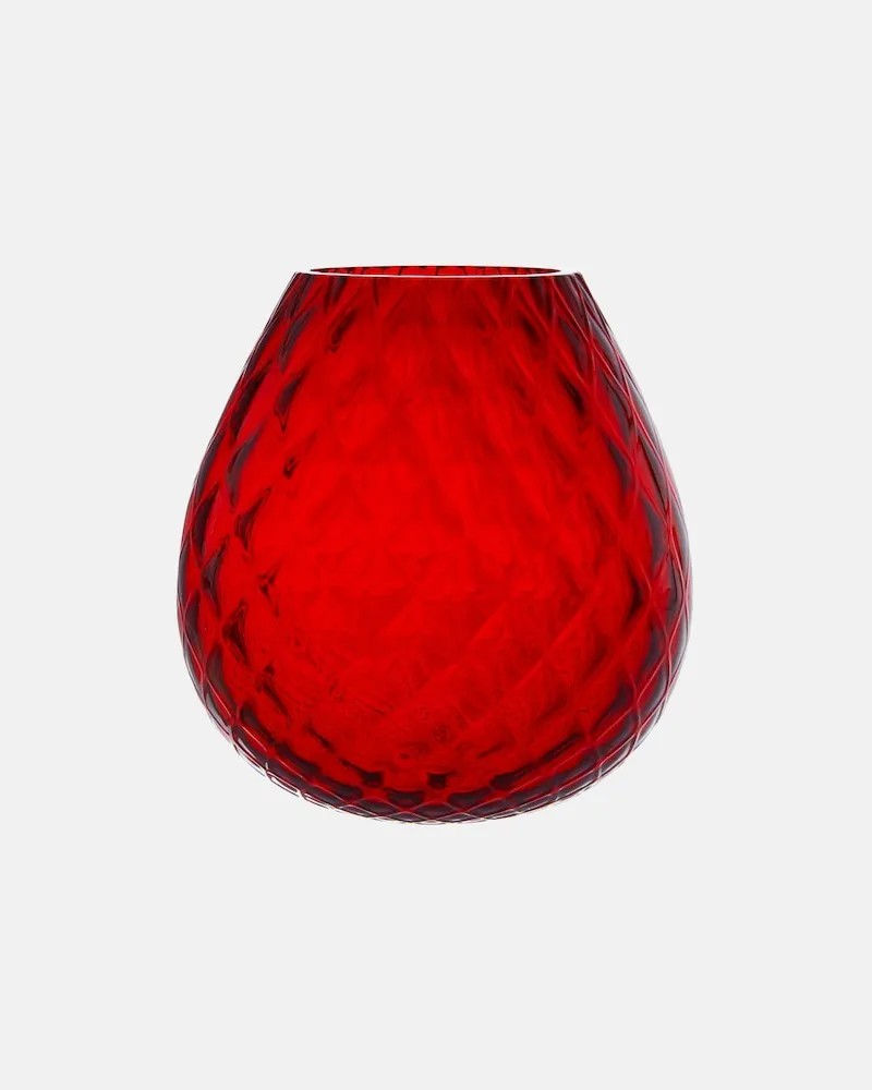 NasonMoretti Windlicht Macramé Large Rot