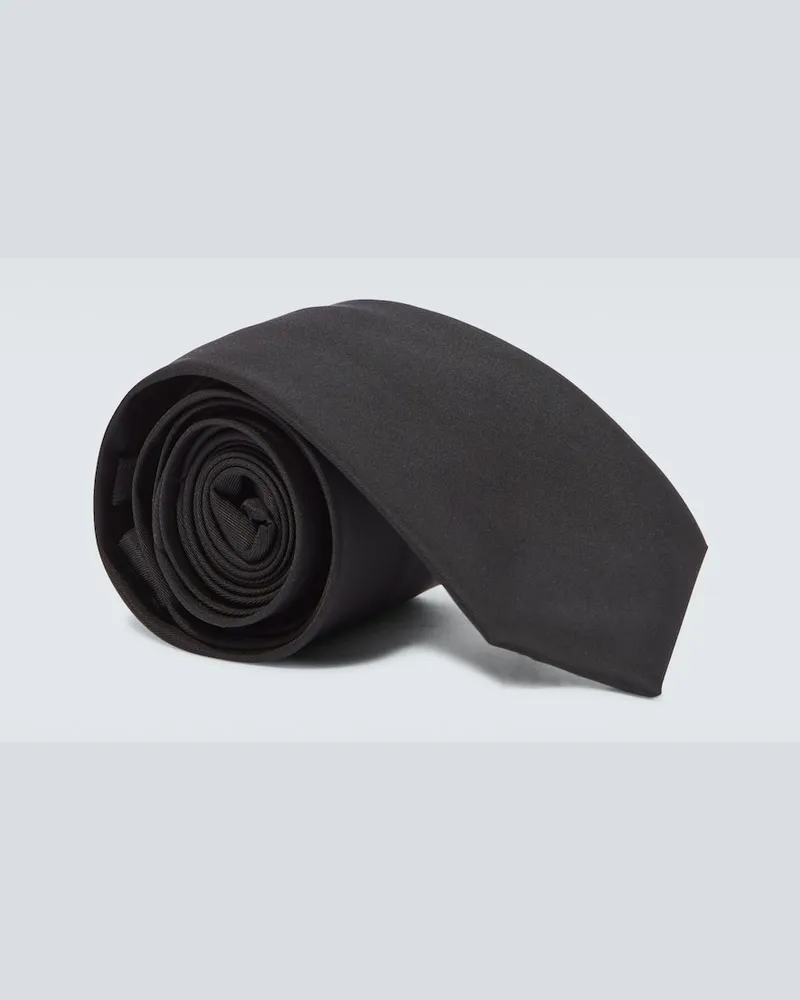Prada Krawatte aus Re-Nylon Schwarz