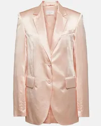 SPORTMAX Blazer Volante aus Satin Pink