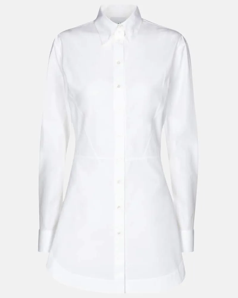 Alaïa Alaïa Bluse aus Baumwolle Weiß