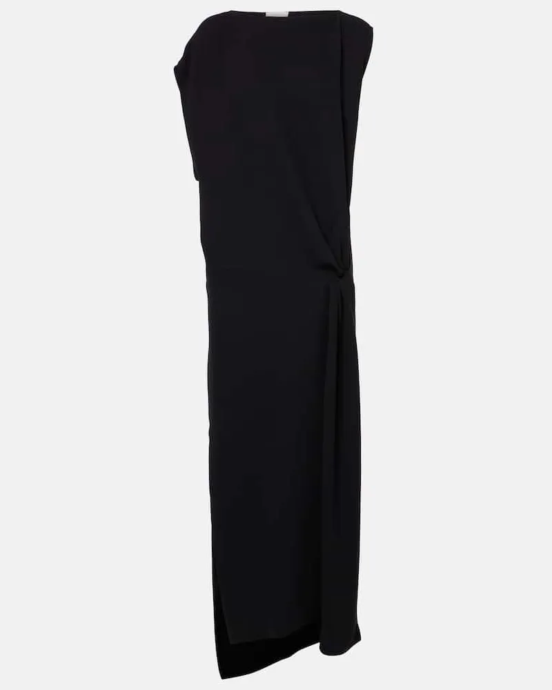 The Row Maxikleid Esmee aus Seide Schwarz