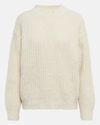 Loro Piana Pullover aus Kaschmir Weiss