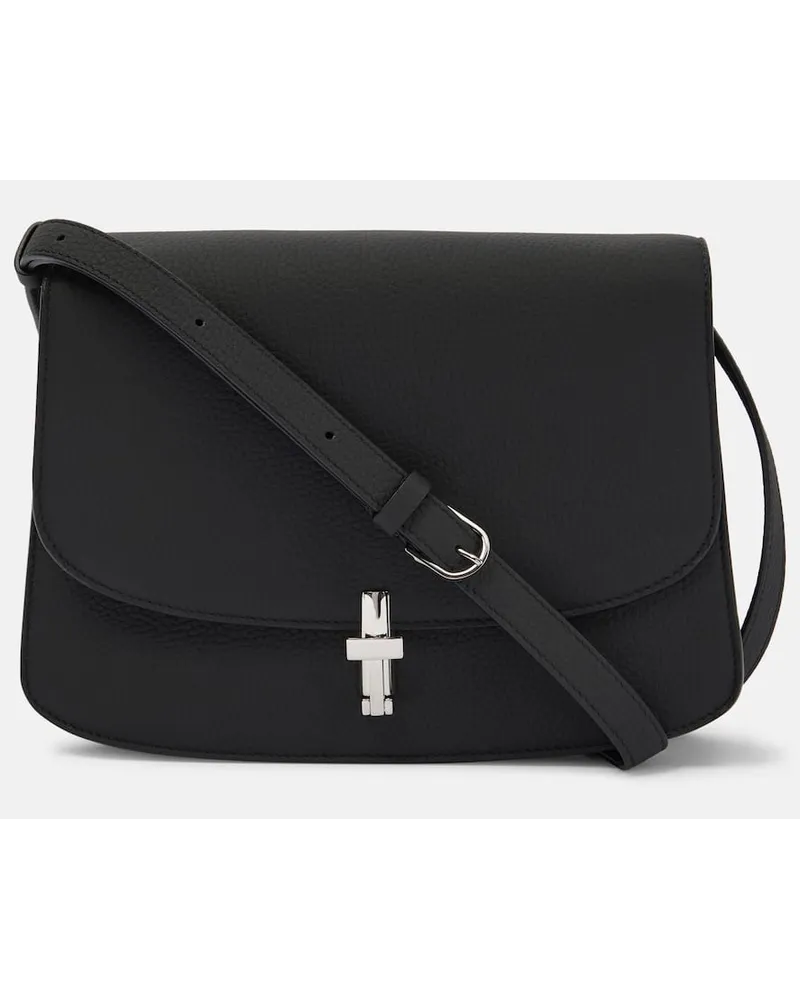 The Row Schultertasche Sofia 10 aus Leder Schwarz