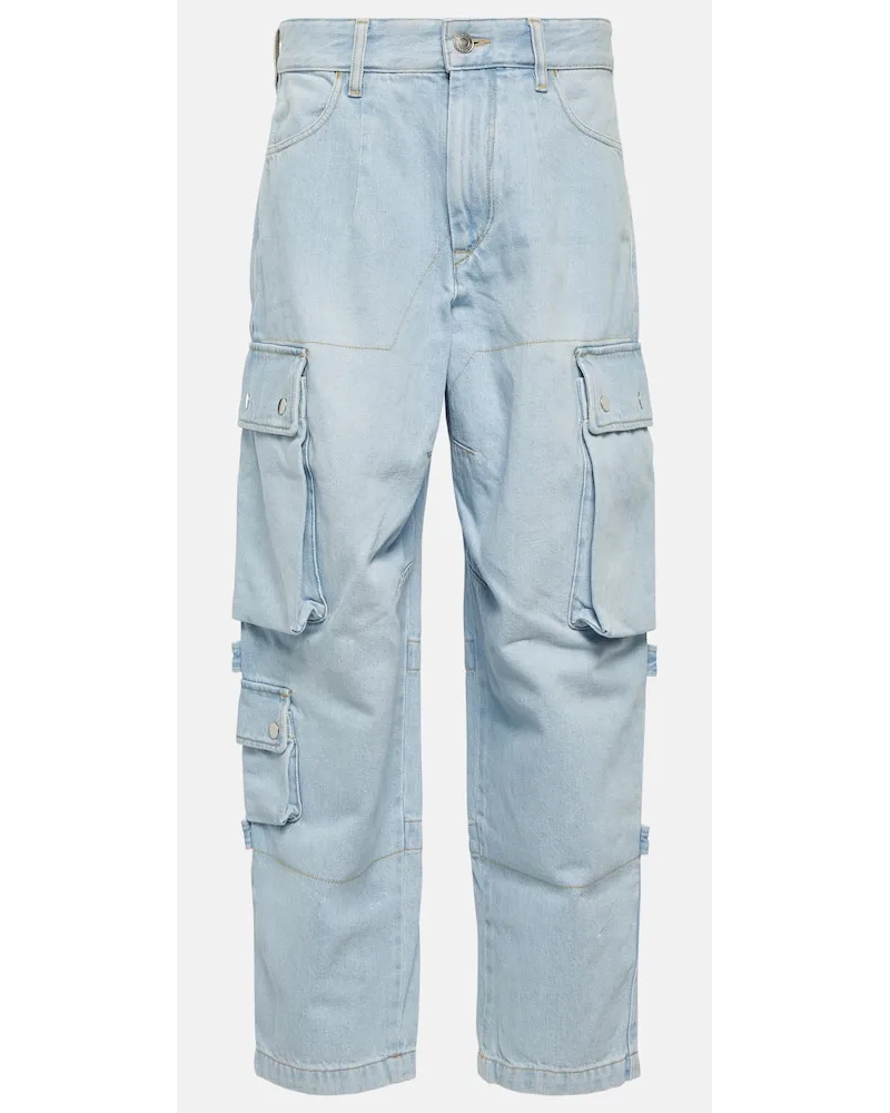 Isabel Marant Cargohose Elore aus Denim Blau
